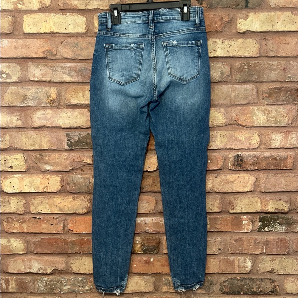 KanCan Faded Blue Ankle Jeans - Picture 2 of 4